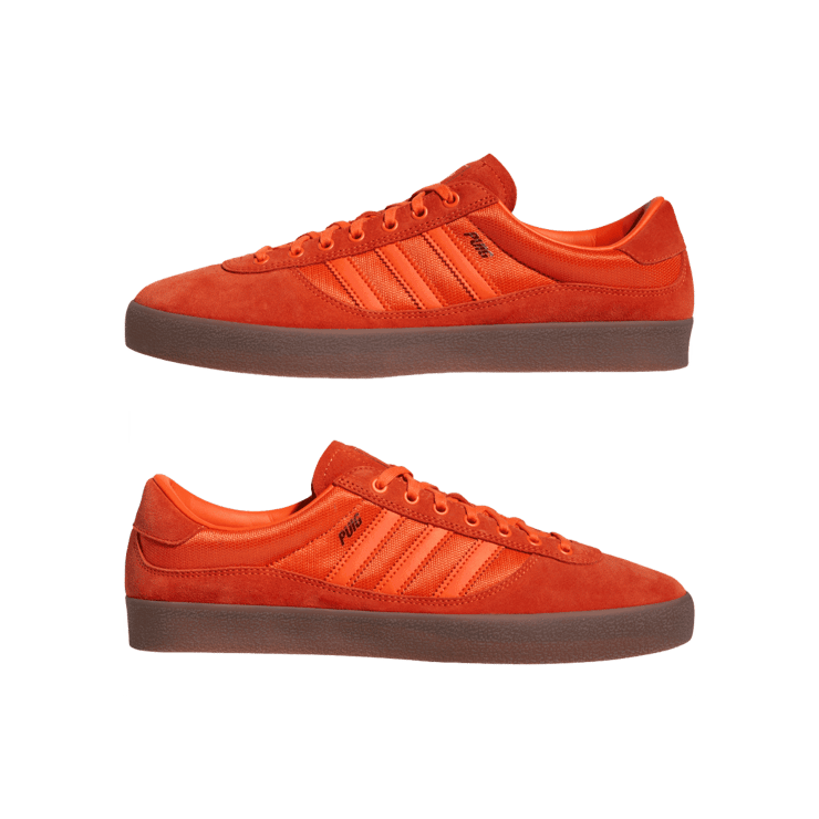 adidas Puig Indoor Shoes Semi Impact Orange Angle 5