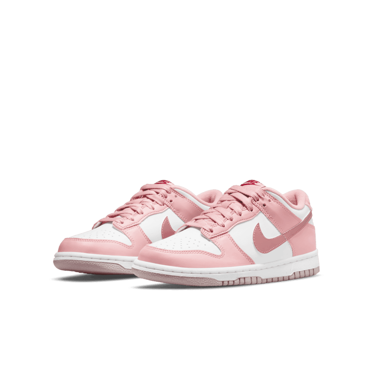 Nike Dunk Low Pink Velvet (GS) Angle 2