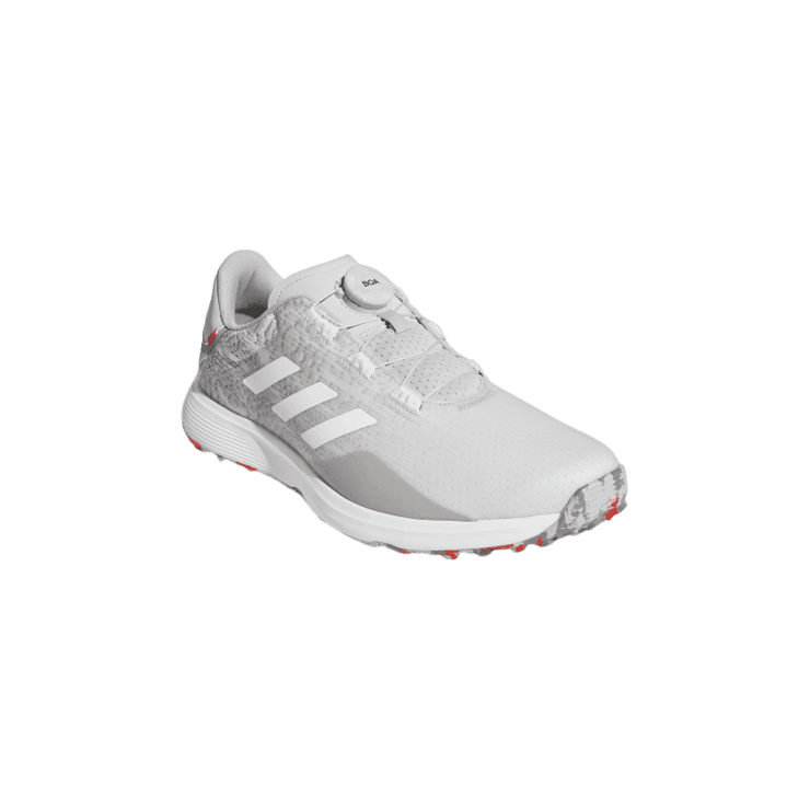 adidas S2G BOA Wide Spikeless Golf Shoes Grey Two Angle 2