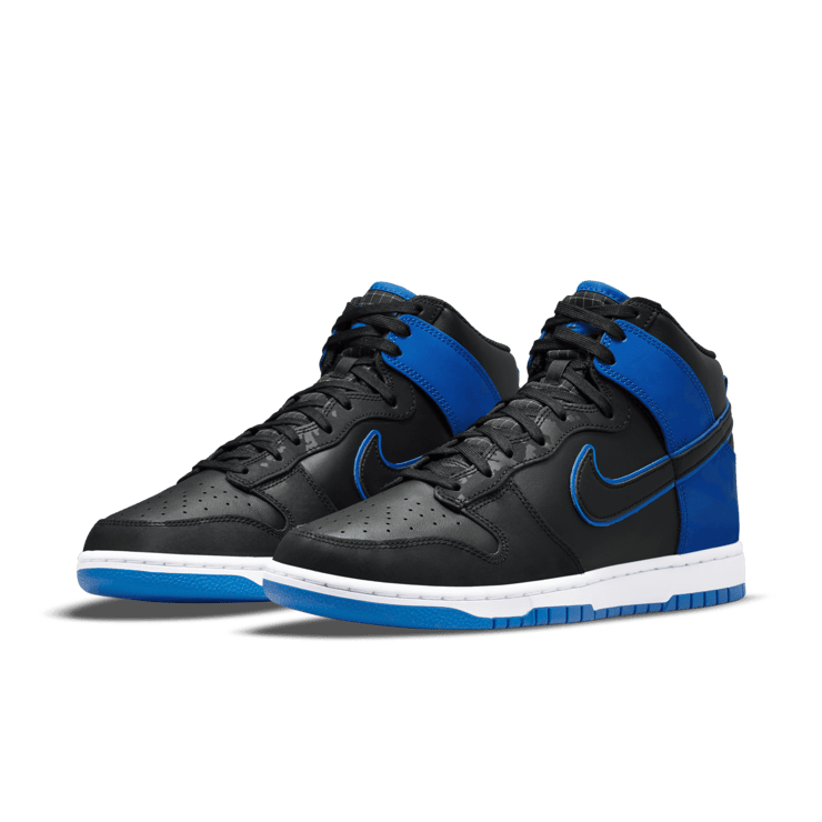 Nike Dunk High SE Camo Black Royal Angle 2