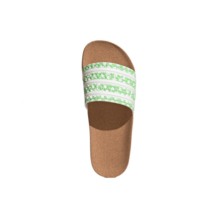 adidas Adilette Slides Glory Mint Angle 0
