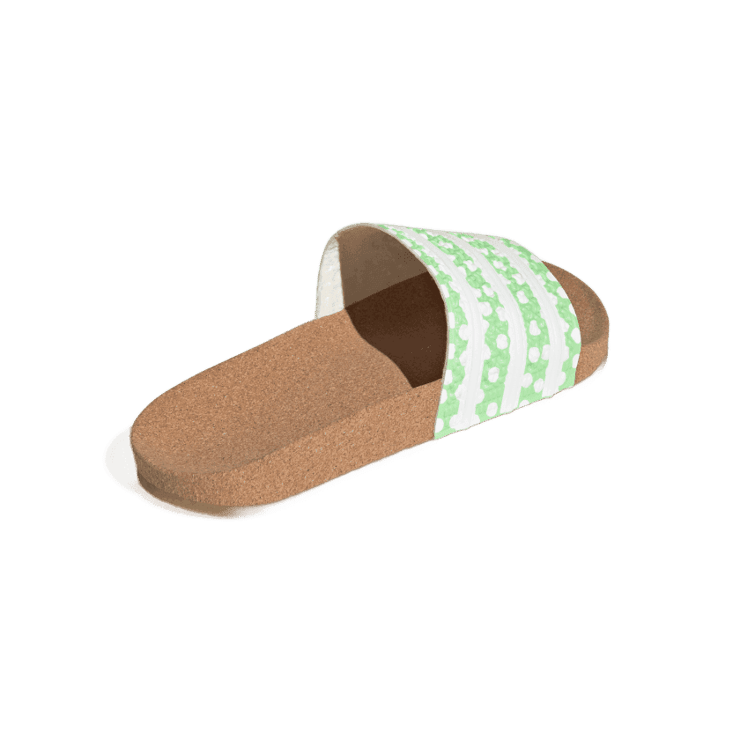adidas Adilette Slides Glory Mint Angle 3