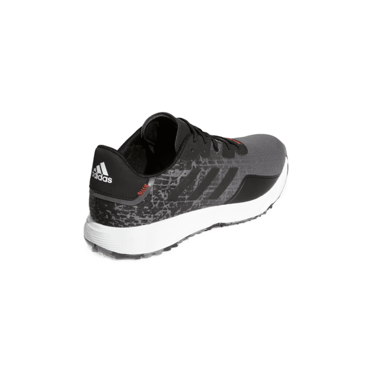 adidas S2G Spikeless Golf Shoes Grey Four Angle 3