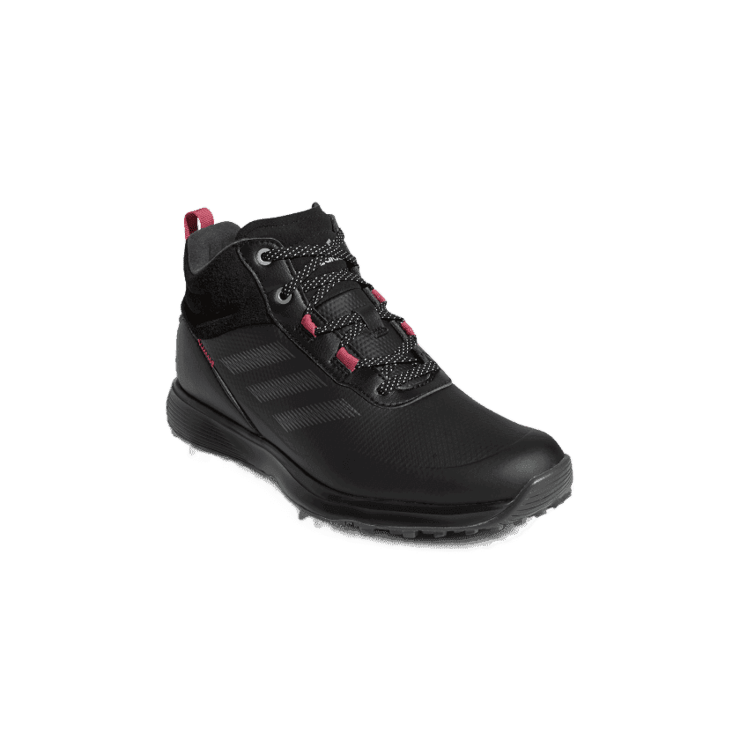 adidas S2G Mid-Cut Golf Shoes Core Black Angle 3