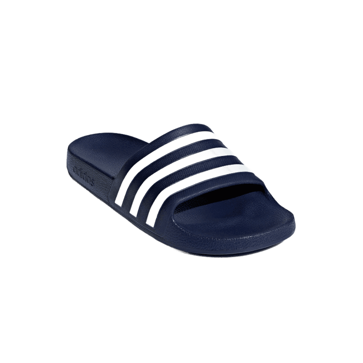 adidas Adilette Aqua Slides Dark Blue Angle 2