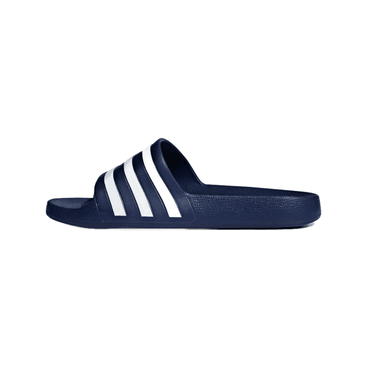 adidas Adilette Aqua Slides Dark Blue Angle 4