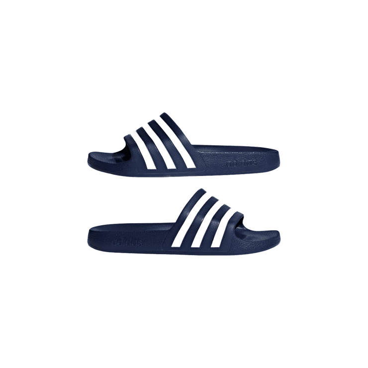 adidas Adilette Aqua Slides Dark Blue Angle 5