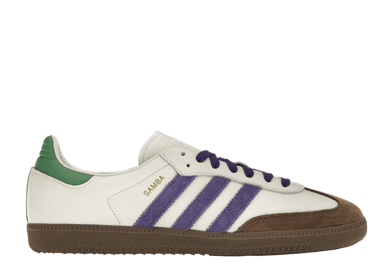 adidas Samba OG Off White Core Purple Green Brown