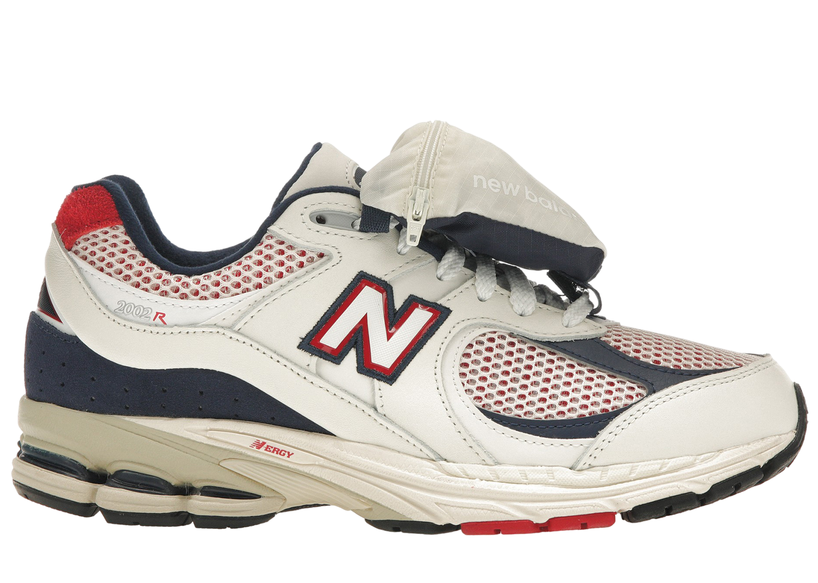 New Balance 2002R Team Red Navy Pouch - M2002RVE Raffles