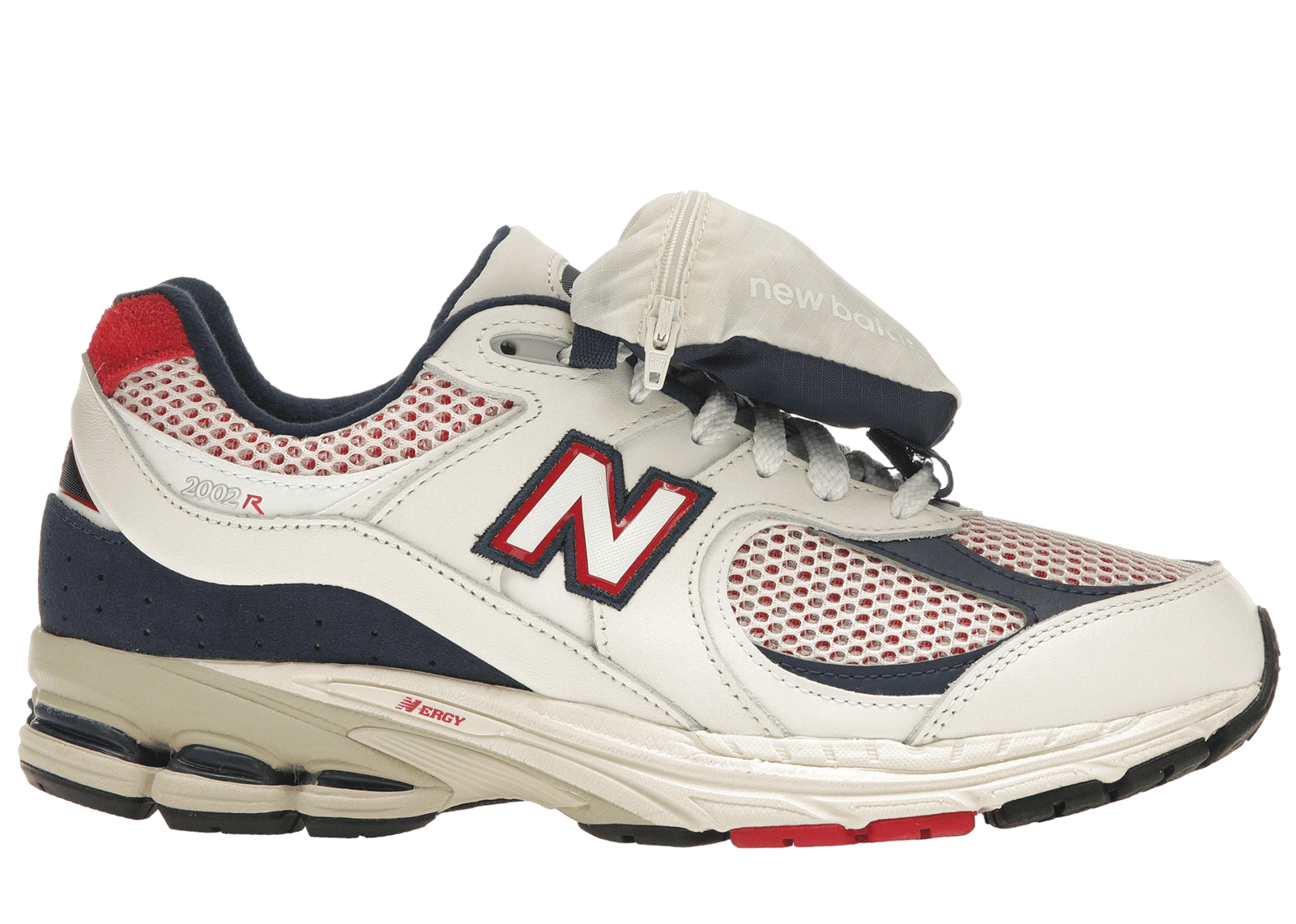 New Balance 2002R Team Red Navy Pouch