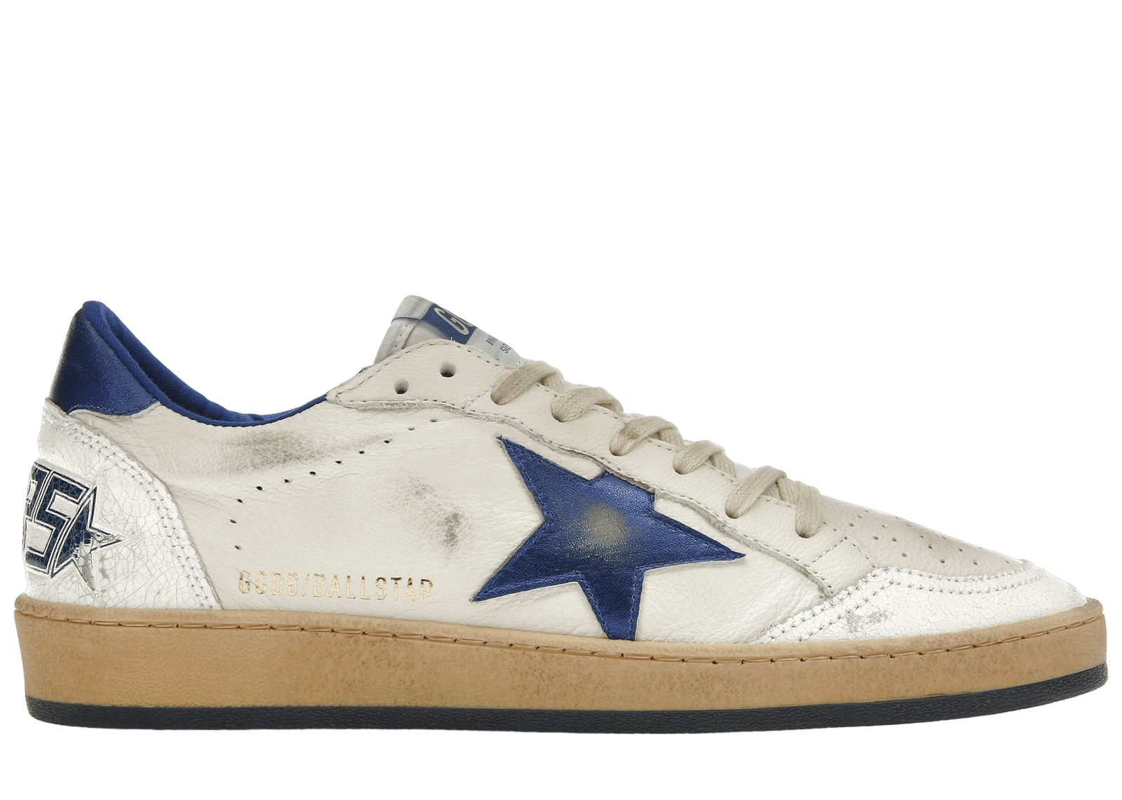 Golden Goose Ball-Star Low White Bluette - GMF00117.F002198 Golden Goose Ball-Star Low White Bluette - GMF00117.F002198