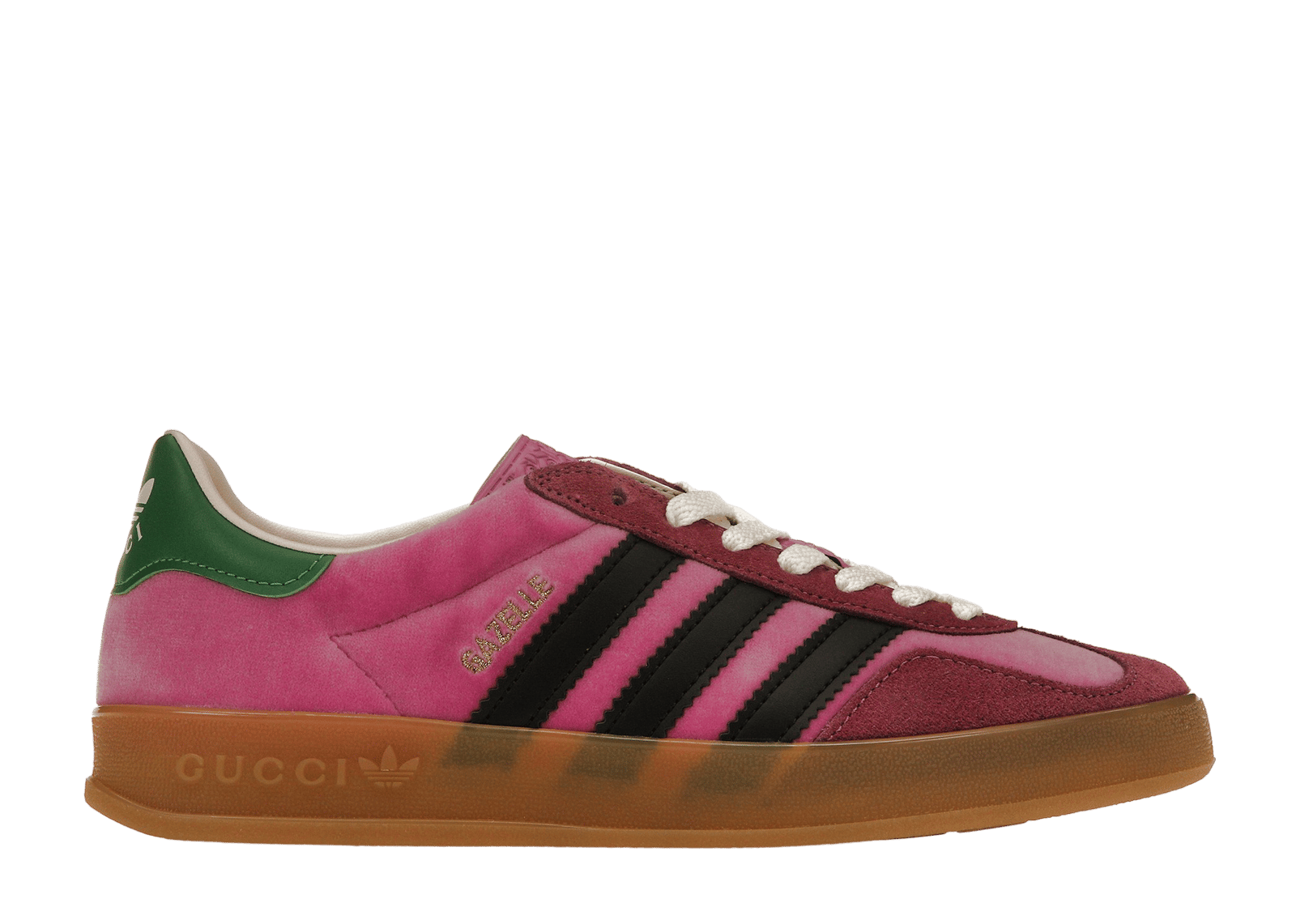 GUCCI × adidas GAZELLE 726488 26.5 Buy Adidas x Gucci Wmns Gazelle 'White Green Red' - 726488 AAA43