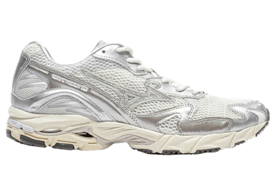 Mizuno Wave Rider 10 Metallic Snow White