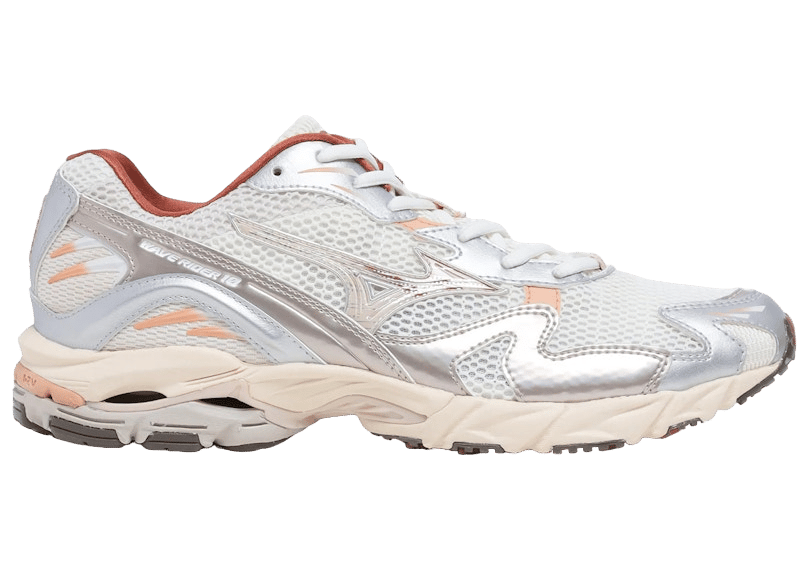 Mizuno Wave Rider 10 White Silver Orange