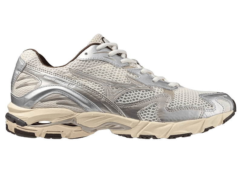 Mizuno Wave Rider 10 Snow White Silver Cloud Chicory