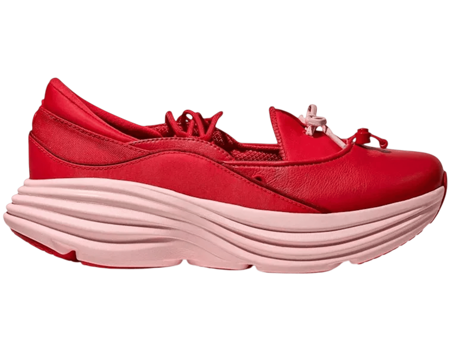 Hoka One One Bondi Mary Jane Cerise Rose Tea