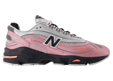 New Balance 1000 Pink Metallic Silver