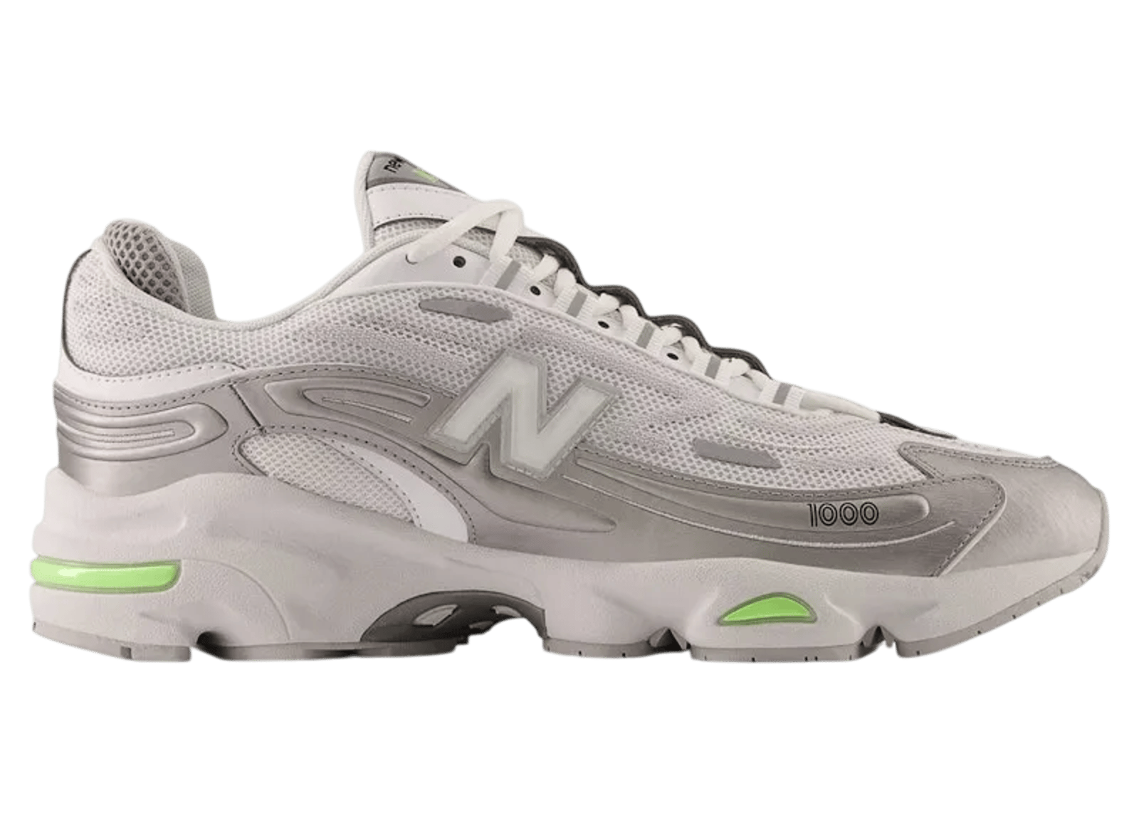 New Balance 1000 White Silver Mint Flash