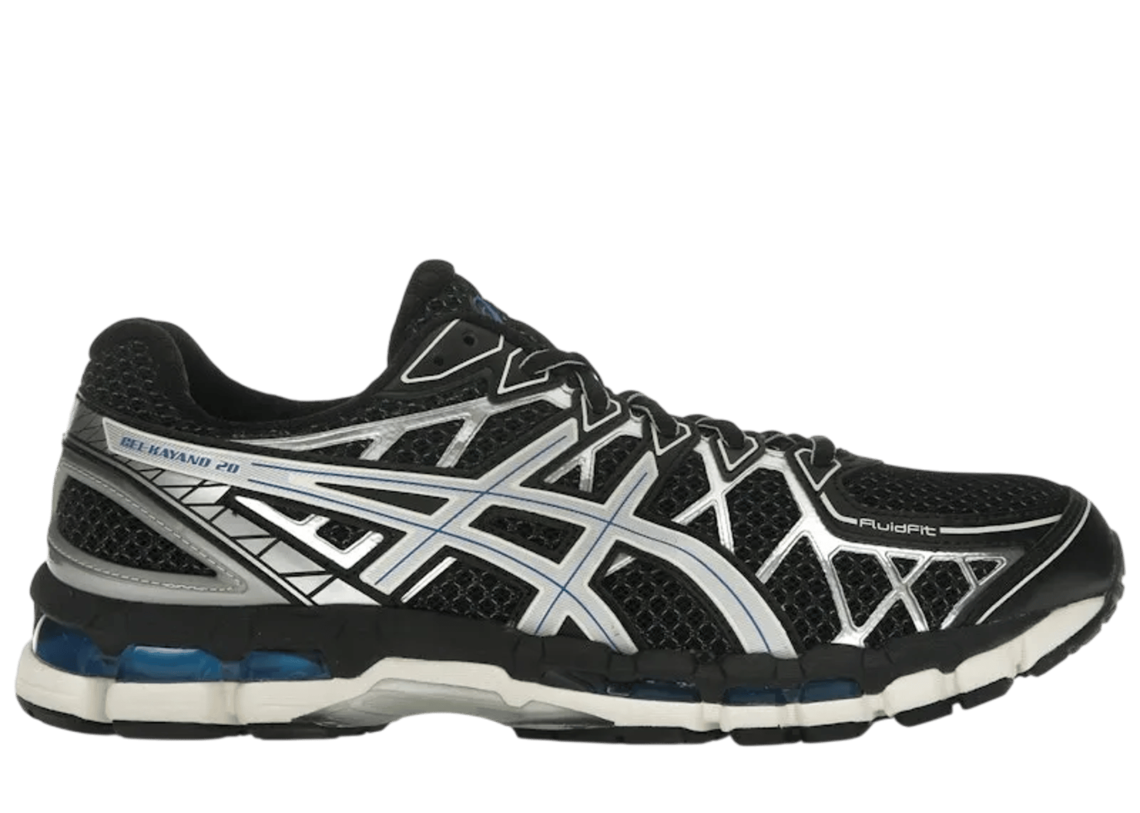 ASICS Gel-Kayano 20 Black Pure Silver