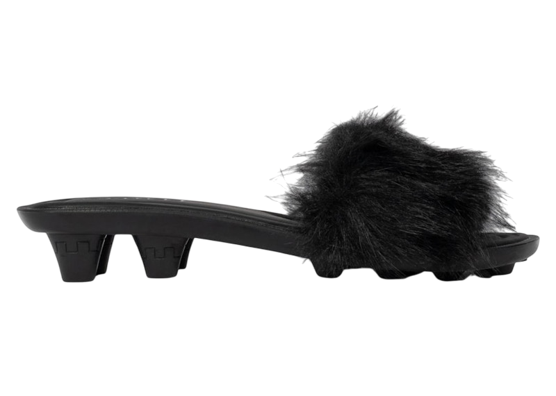 Puma Cat Cleat Sandals Fenty Chic Fur Black (Women's)