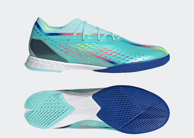 adidas X Speedportal.1 Indoor Soccer Shoes Clear Aqua