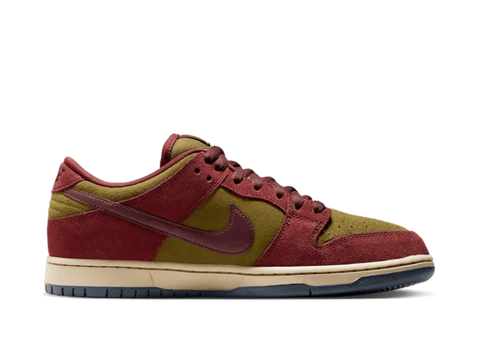 Nike SB Dunk Low Dark Team Red Olive Flak