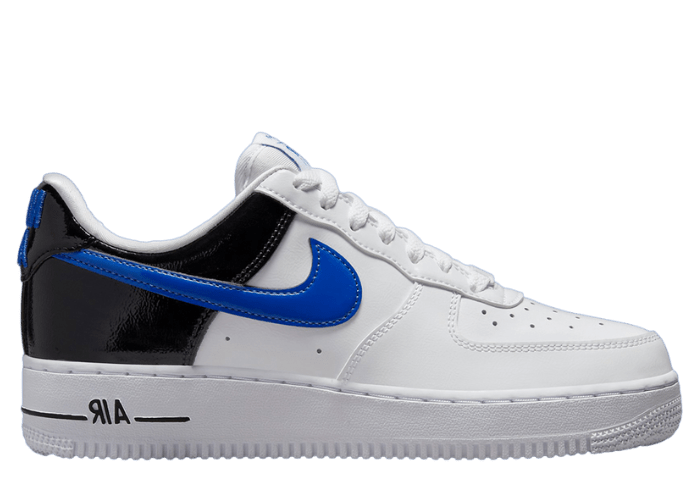 Nike Air Force 1 Low Patent White Black Blue (W) - DQ7570