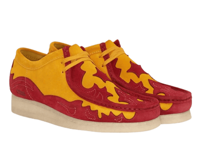 Clarks Wallabee Supreme Red Yellow