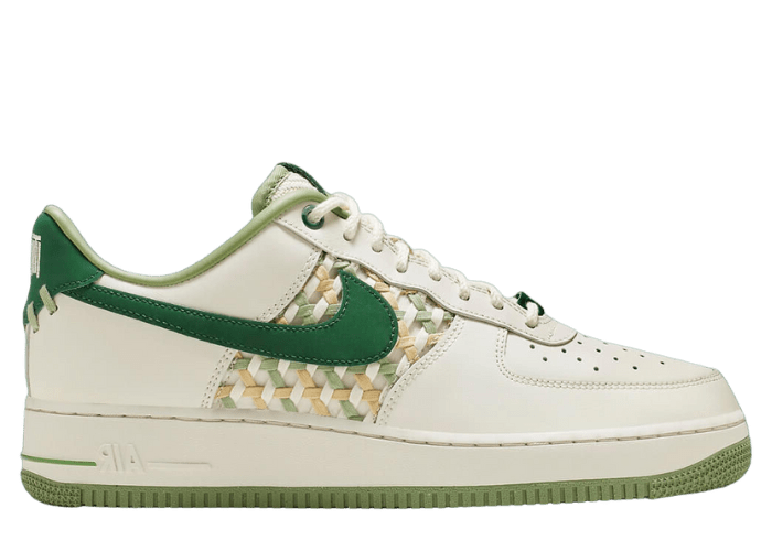 Nike Air Force 1 Low NAI-KE Basket Weave Gorge Green