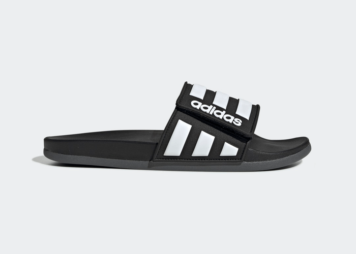 adidas Adilette Comfort Adjustable Slides Core Black