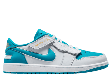 Air Jordan 1 Low Flyease White Aquatone