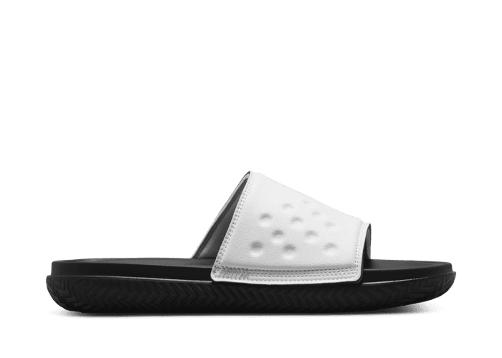 Jordan Play Slide 'White Black'