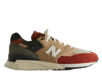 New Balance x Kith 998 Frank Lloyd Wright Broadacre City Red Tan