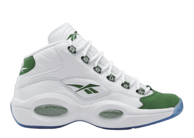 Reebok Question Mid Green Toe