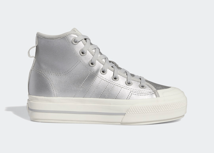 adidas Nizza RF Platform Mid Shoes Silver Metallic