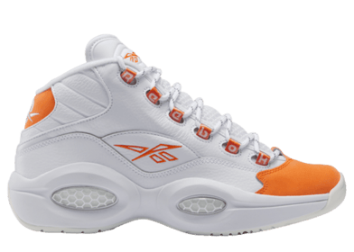 Reebok Question Mid Orange Toe