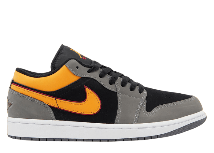 Air Jordan 1 Low SE Light Graphite Vivid Orange Cardinal Red