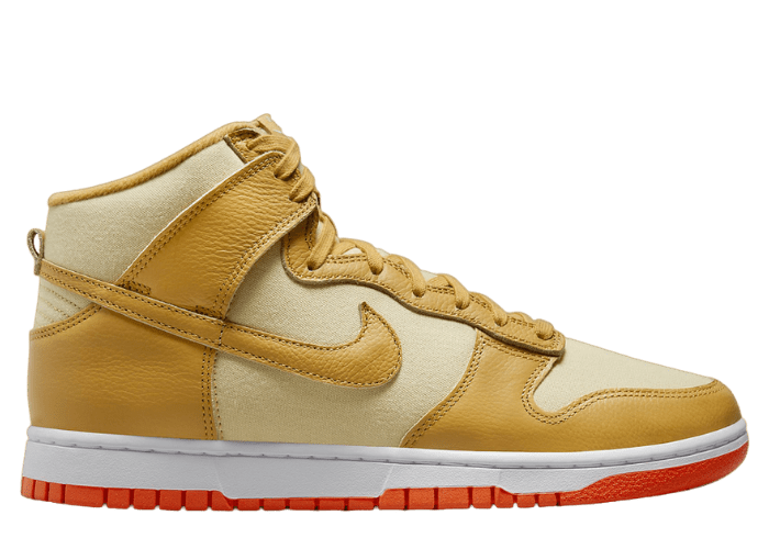 Nike Dunk High Premium Gold Orange