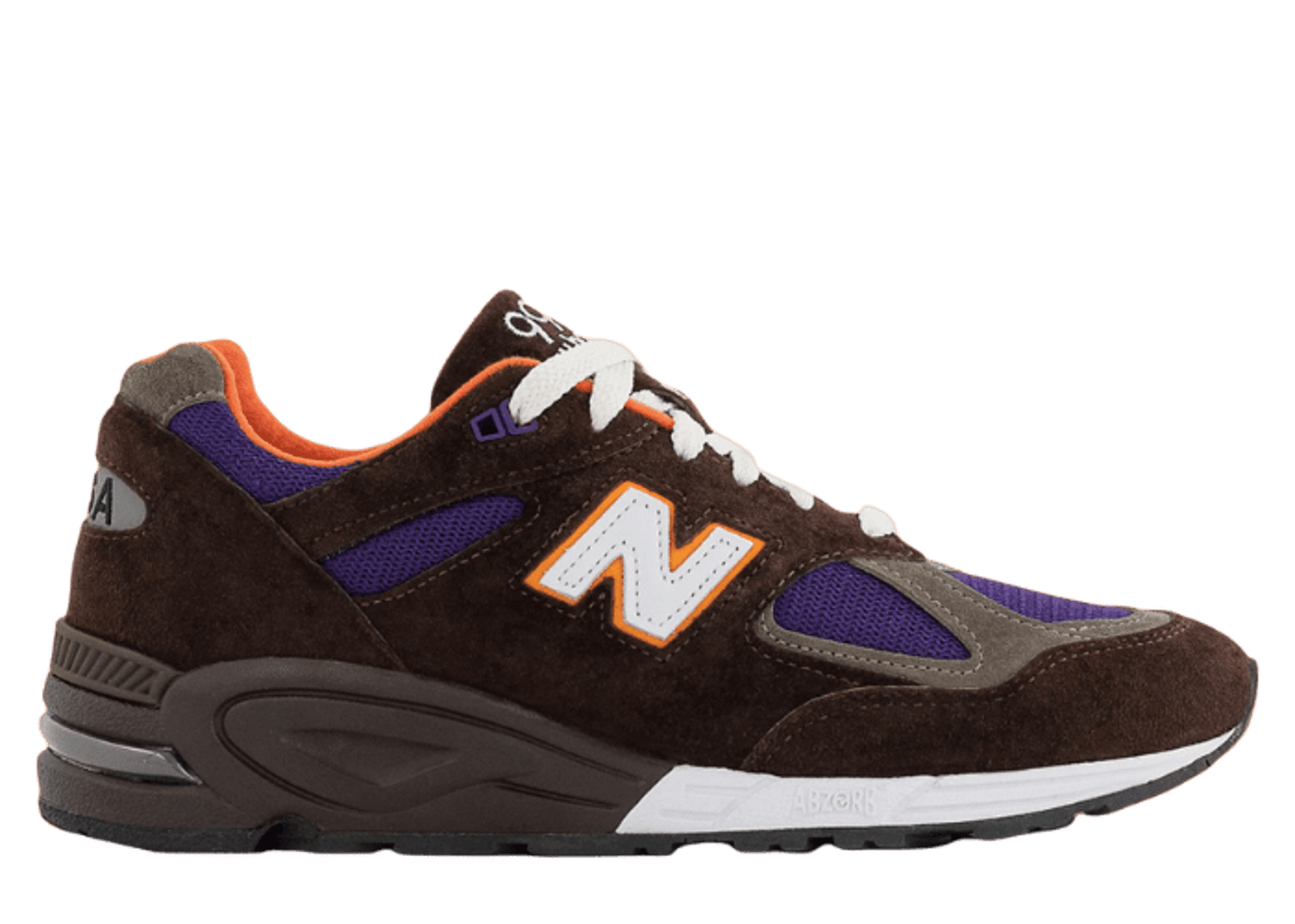 New Balance 990v2 Made In USA By Teddy Santis Brown Purple M990BR2