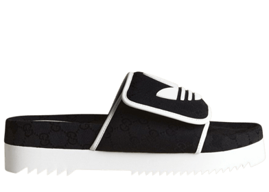 adidas Platform Sandal Gucci Black White