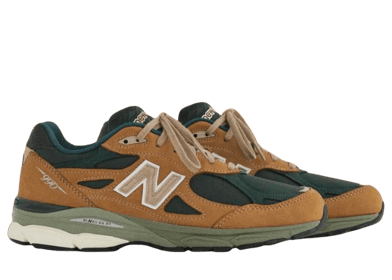 New Balance 990v3 Made in USA by Teddy Santis Brown Charcoal