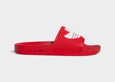 adidas Shmoofoil Slides Scarlet
