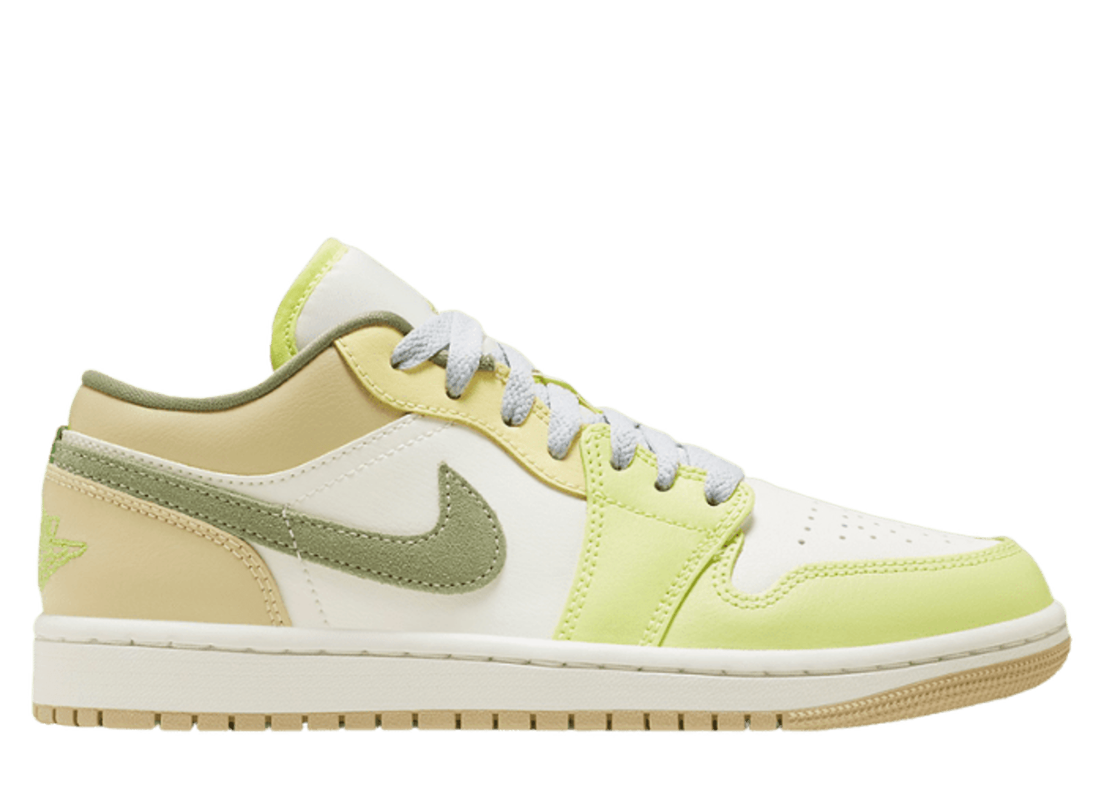 Air Jordan 1 Low Pale Citron Light Olive (W)