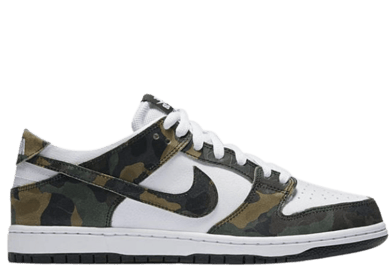 Nike SB Dunk Low Camo Legion Green