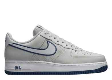 Nike Air Force 1 '07 Low Embroidered Swoosh Photon Dust Midnight Navy