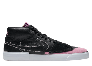 Nike SB Zoom Blazer Mid Edge Black Pink Rise