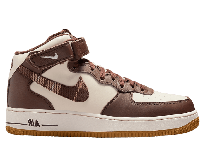 Nike Air Force 1 '07 Mid Brown Plaid