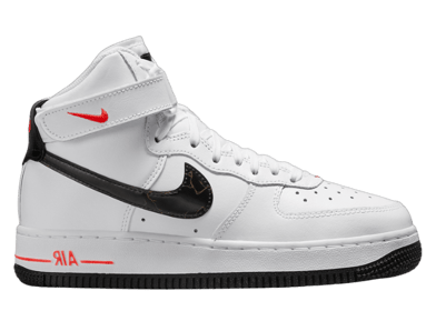 Nike Air Force 1 High White Black Bright Crimson