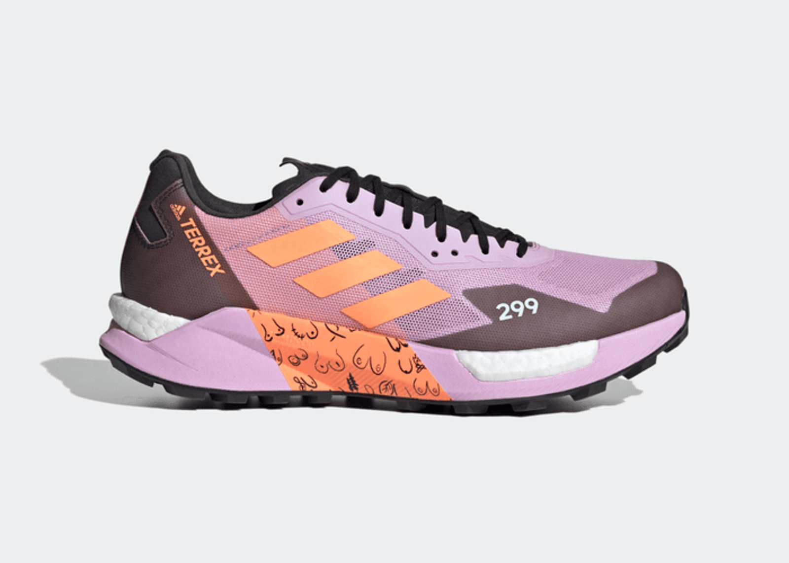 adidas Terrex Agravic Ultra BCA Trail Running Shoes Bliss Lilac