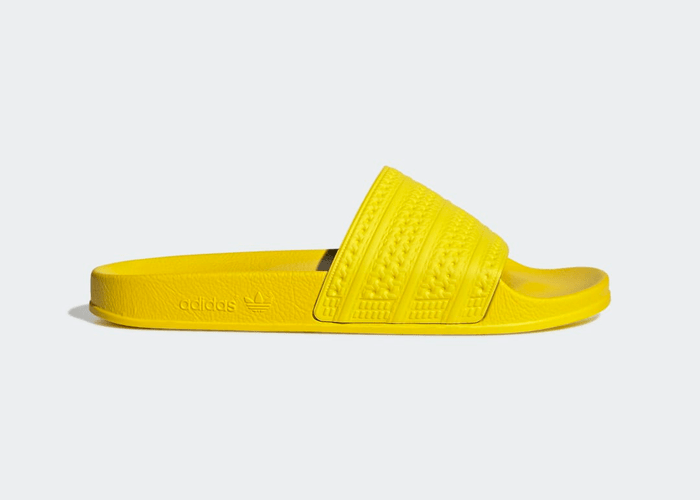 adidas Adilette Slides Impact Yellow